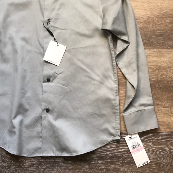 NWT Calvin Klein Boys Size 10 Dress Shirt - Picture 2 of 4
